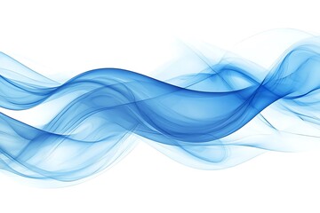Obraz premium Abstract blue waves