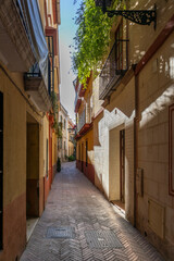 Strapen und Gassen von Sevilla  Hauptstadt der südspanischen Region Andalusien