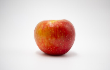 Apple on a White Background