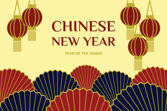 playful background template for chinese new year