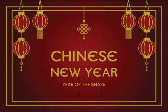 simple red background for chinese new year