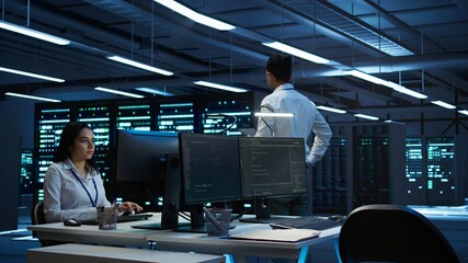 Data center agent providing logistics support to businesses and overseeing infrastructure. Server...