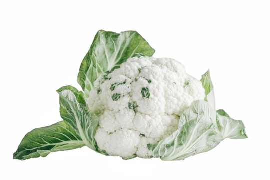 Cauliflower isolated for copy paste. Generated with AI.