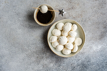 Delightful pairing of vanilla zephyr and coffee liqueur