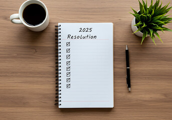 2025 시작 체크리스트 새해 버킷리스트 출발 목표 2025년 을사년 뱀띠 텍스트 이미지