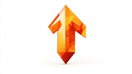 3D Style Down Arrows Icon Vector for Illustrations and Designs