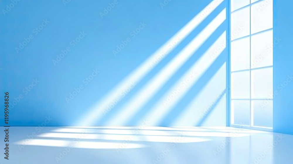 Poster light shines through an inviting open door, illuminating a serene and tranquil space