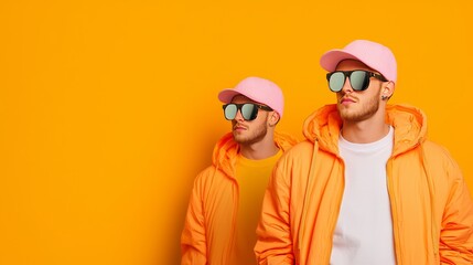 Modern e-commerce template featuring streetwear style, vibrant and bold colors, spacious text overlay for sale details, edgy and urban vibe