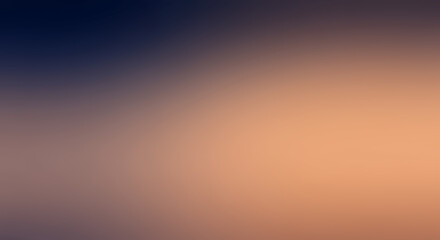 Naklejka premium Abstract Gradient Background: Smooth Transition from Dark Blue to Peach