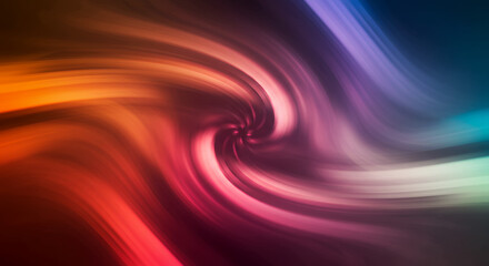 Abstract Swirling Neon Lights Background