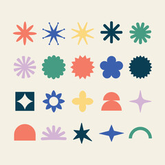 Shape elements symbol for design 