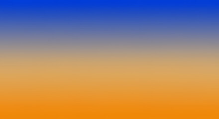 Naklejka premium Blue to Orange Gradient Background, Abstract Color Blend, Smooth Transition, Digital Art