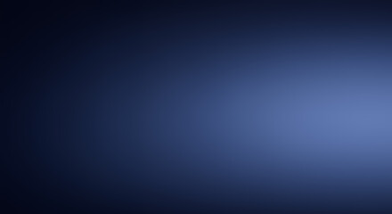 Fototapeta premium Dark Blue Gradient Background - Smooth, Solid Color Texture