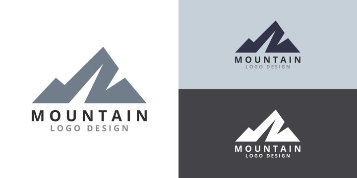 Mountain logo vector