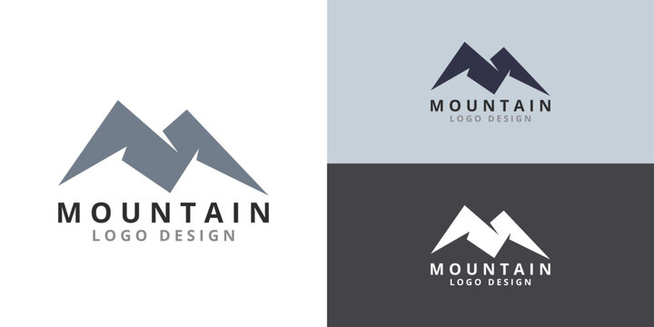 Mountain logo vector