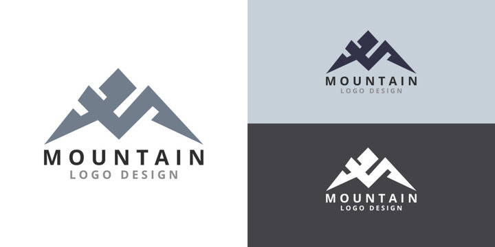 Mountain logo vector