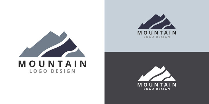 Mountain logo vector