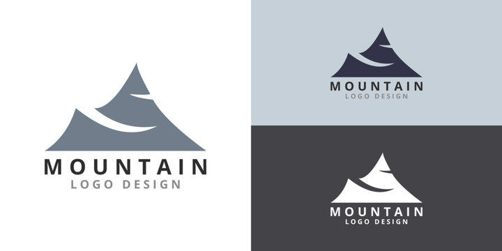 Mountain logo vector