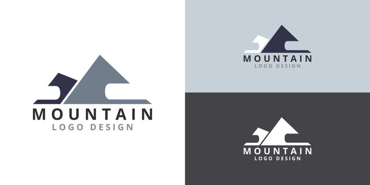 Mountain logo vector