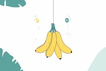 Bunch of Bananas - A Vibrant Tropical Fruit