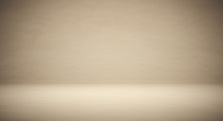 Beige Studio Background - Seamless Empty Room Space for Product Photography