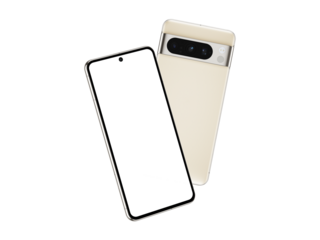 Pixel 8 Pro Porcelain back and front