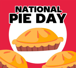 Happy National Pie Day with a delicious pie