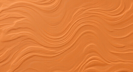 Abstract Orange Wave Texture Background