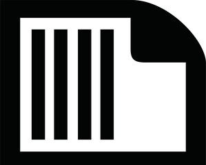 Document Icon of simbol