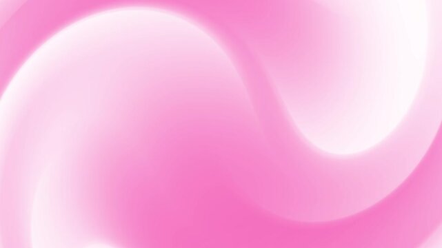 Animated of Pink and white abstract background with smooth gradients, suitable for feminine branding, greeting cards, social media posts, and website backgrounds. 4k