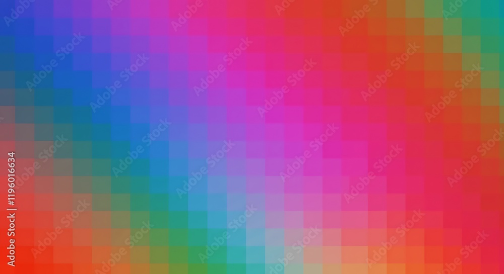 Poster pixelated colorful gradient vector background