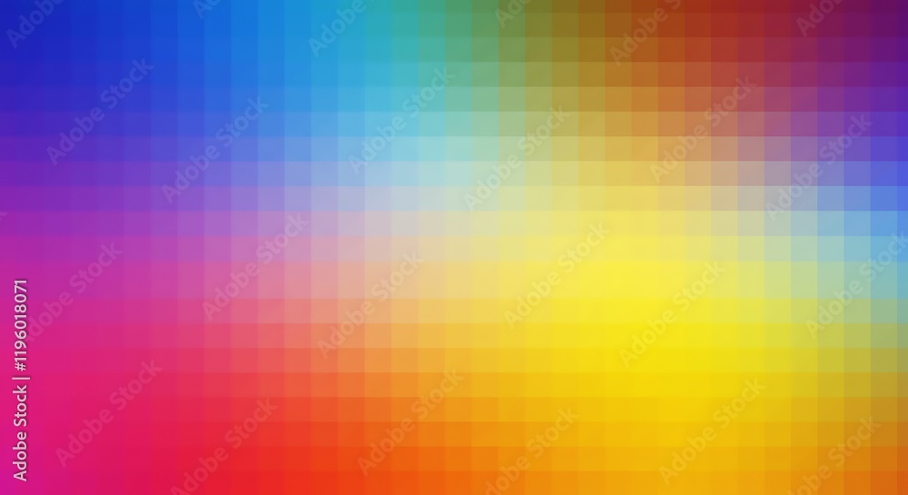 Poster pixelated colorful gradient vector background
