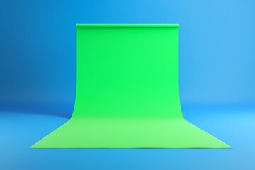 Vibrant Green Studio Backdrop for Photography