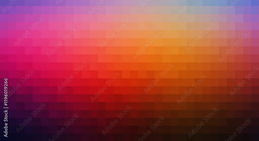 Poster pixelated colorful gradient vector background