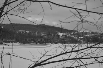 Sherbrooke 14 Janvier 2025 - N&B