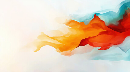 Colorful abstract digital art symbolizing hope and creativity with vibrant hues, World spay day concept