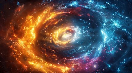 Obraz premium The Flame of Creation.