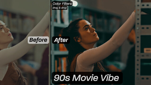 90s Movie Vibe Color Filters