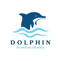 Vector Dolphin Logo Creative Design
