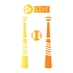 baseball Gradient icon