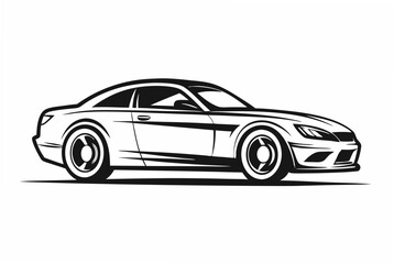 car silhouette vector illustration