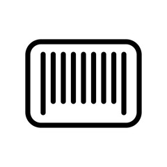 Barcode icon design template