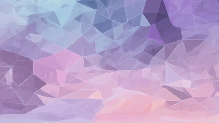 Obraz premium Abstract Geometric Illustration with Pastel Colors - Soft Gradient and Minimalist Design