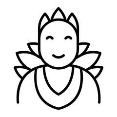 Carnival outline icon