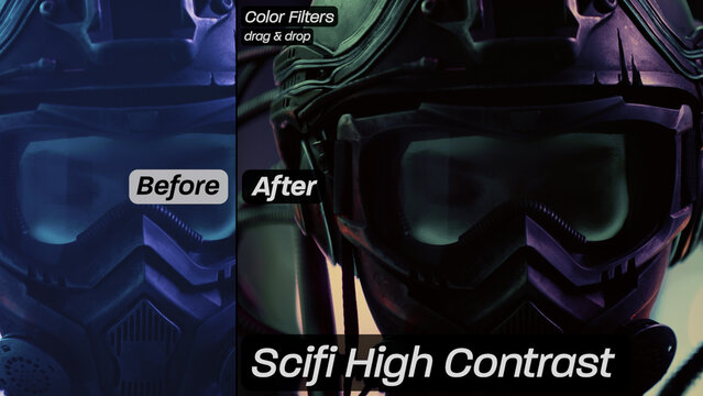 Scifi High Contrast Color Filters