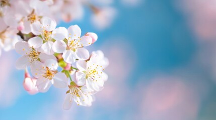 Spring blooming apple tree