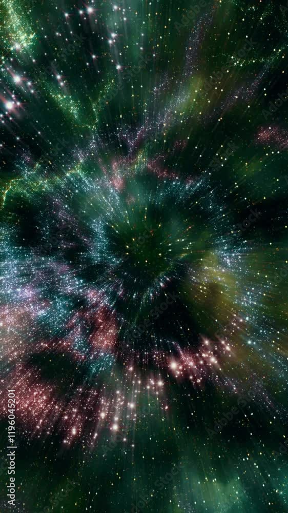 Poster stellar voyage through space loop