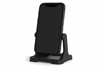 Stylish Black Phone Stand for Modern Tech