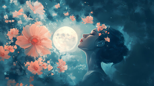 Wide range of modern therapies for mental illness, personalized treatment approaches, enhancing quality of life, effective recovery solutions. Moonpetal. Illustration