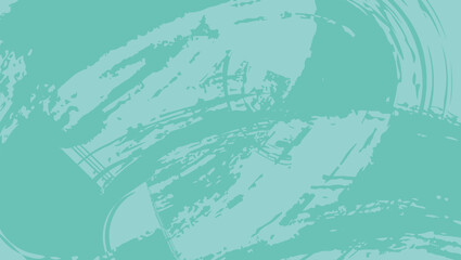 Thick Grainy blue bold brush stroke with spray texture. Grunge hand drawn distress damaged edge vintage template. Doodle brush strokes texture with small dots. Retro vector background for posters.